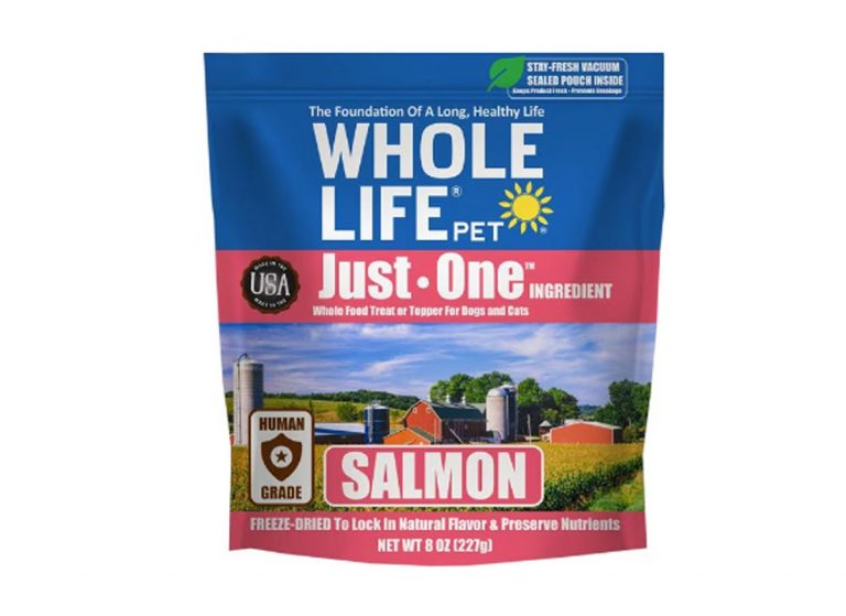 동결건조 휴먼그레이드 연어 Whole Life Just One Ingredient Pure Salmon Fillet Freeze-Dried Dog & Cat Treats